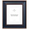 Country Estate 2", Blue Hardwood Matted Picture Frame by wallsthatspeak